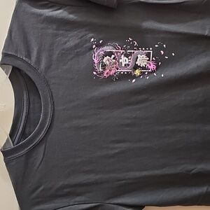 Men's Graphic Tee in Black and Pink